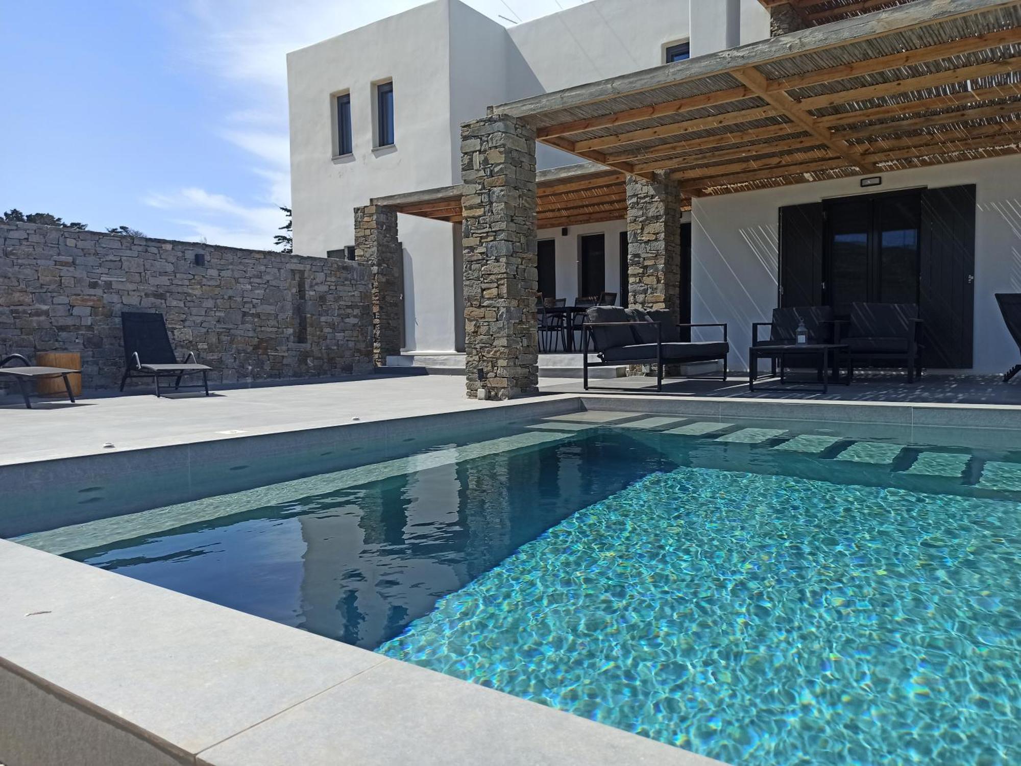 Vastblue Of Paros Aparthotel Ambelas Exterior foto