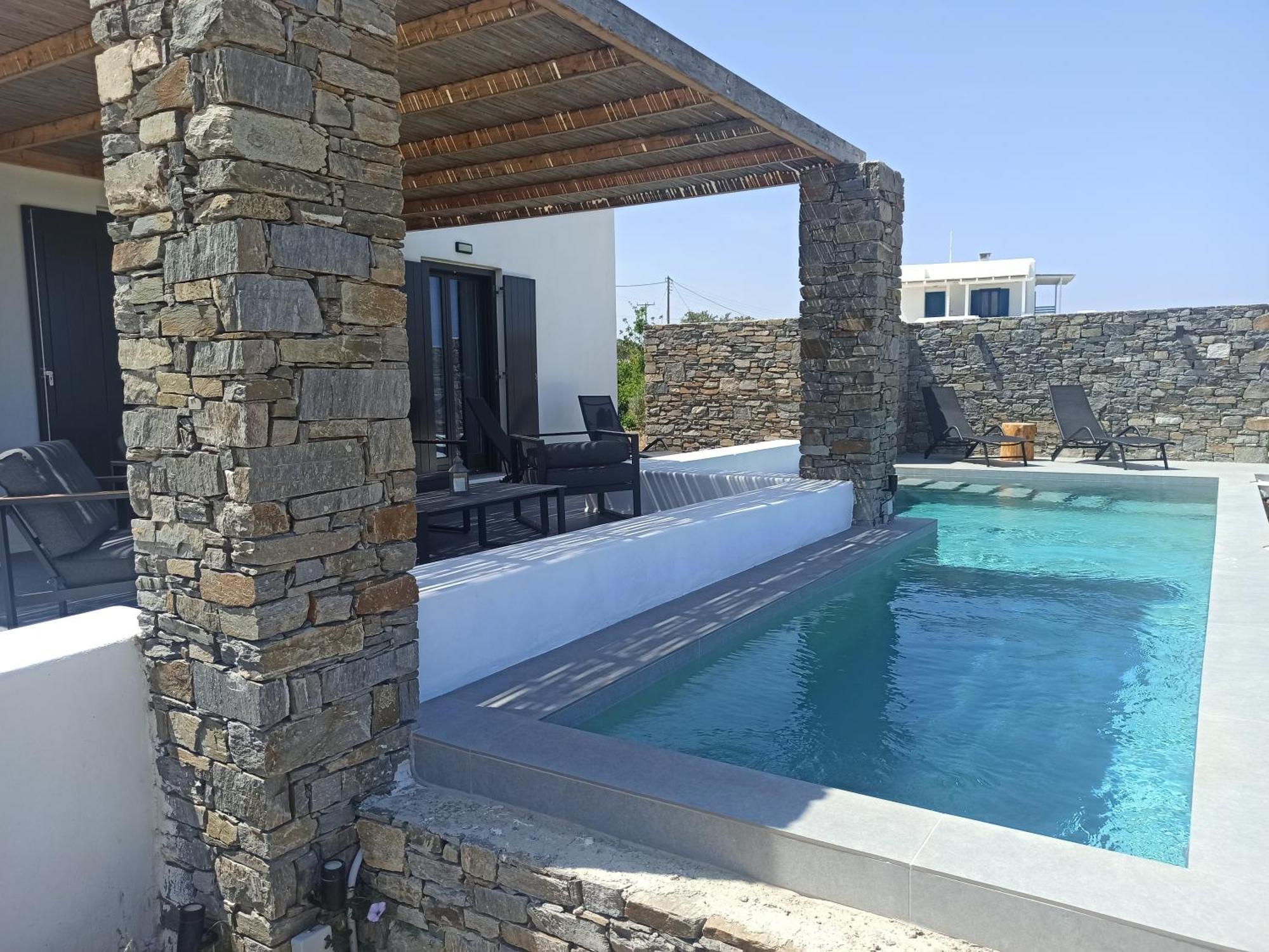 Vastblue Of Paros Aparthotel Ambelas Exterior foto